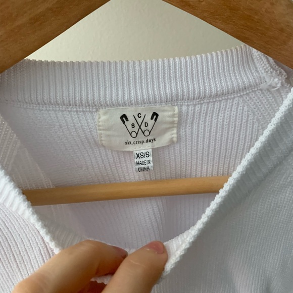 CROP open back sweater - Picture 5 of 5